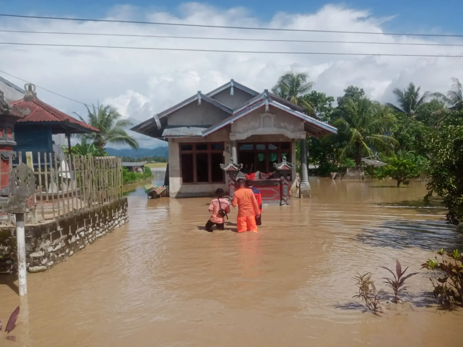 Banjir di Kabupaten Parigi Moutong Berangsur Surut